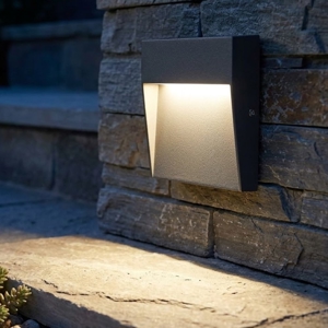 Onda luce free square segnapasso da esterno antracite led 3w 4000k ip54