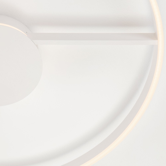 Grande plafoniera 80 cm rotonda bianca moderna led 57w cct 2700k 3000k 4000k per salone