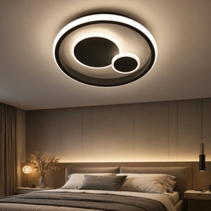 Plafoniera led 18w vivida elior 3000k 4000k moderna grigio