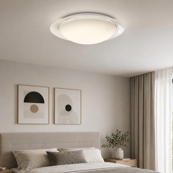 Plafoniera led 3000k ideal lux squish pl d64