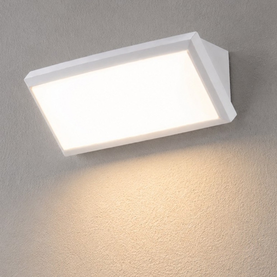 Isyluce applique da esterno led 12w 4000k bianco moderno anti corrosione