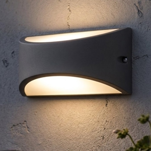 Applique grafite da esterno moderna led 10w 3000k ip65