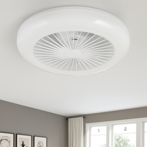 Ventilatore silenzioso a plafoniera con luce telecomando