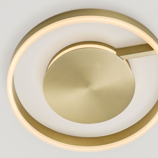 Plafoniera moderna bronzo led 41w cct 2700k 3000k 4000k dimmerabile per camera da letto