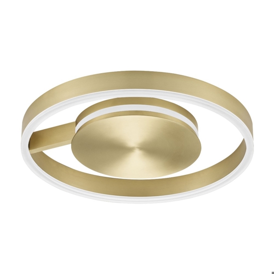 Plafoniera moderna bronzo led 41w cct 2700k 3000k 4000k dimmerabile per camera da letto
