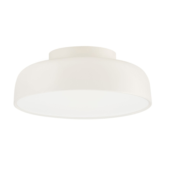 Plafoniera crema per cucina moderna 40cm led 27w dimmerabile 3000k