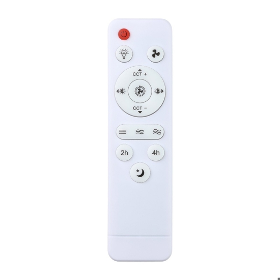 Ventilatore con plafoniera bianco con telecomando led cct eglo salvador