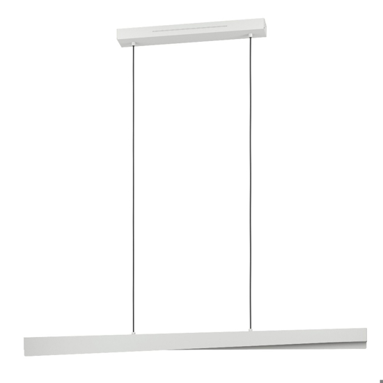 Lampadario barra a sospensione grigio led rgb 2700k a 6500k controllo remoto app