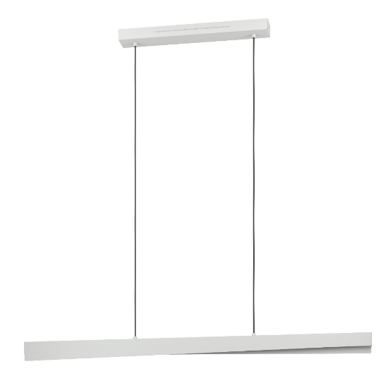 Lampadario barra a sospensione nero led 20w rgb cct 2700k a 6500k controllo remoto app