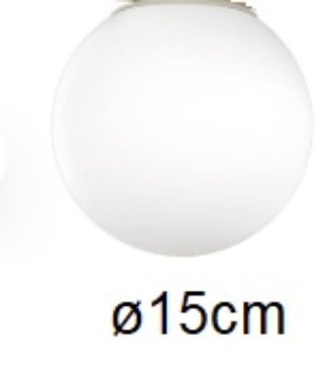 Vetro ricambio 15cm per serie 1200-sa top light