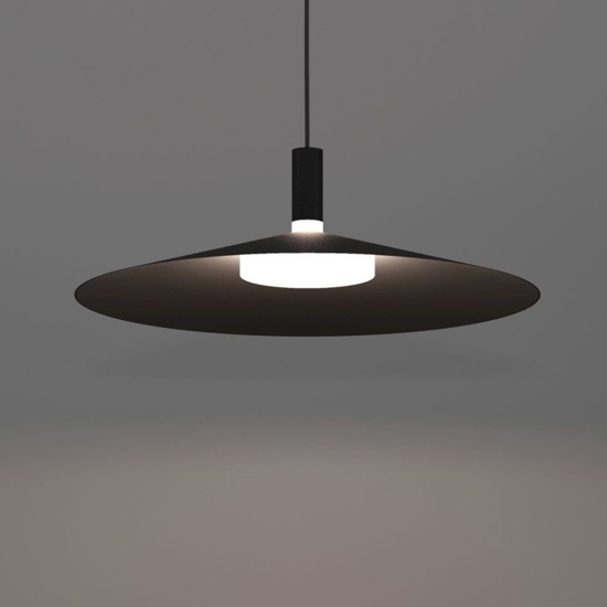 Lampadario sospensione eglo conomavilla-z per cucina nero led rgb 2700k a 6500k controllo remoto app