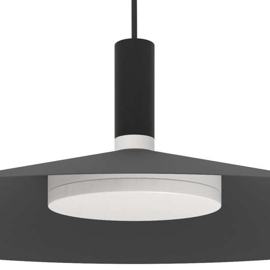 Lampadario sospensione eglo conomavilla-z per cucina nero led rgb 2700k a 6500k controllo remoto app