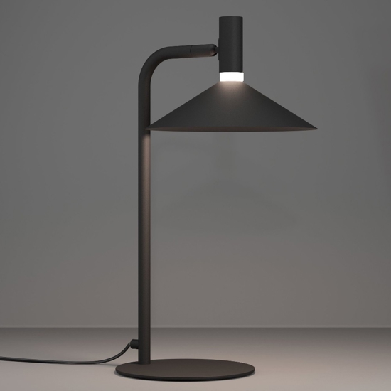 Lampada da tavolo esglo conomavilla-z nera led rgb 2700k a 6500k controllo remoto app