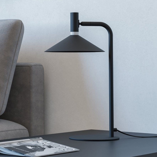 Lampada da tavolo esglo conomavilla-z nera led rgb 2700k a 6500k controllo remoto app