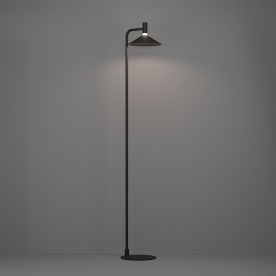 Lampada da terra piantana eglo conomavilla-z nera led rgb 2700k a 6500k controllo remoto app