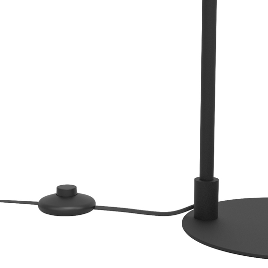 Lampada da terra piantana eglo conomavilla-z nera led rgb 2700k a 6500k controllo remoto app