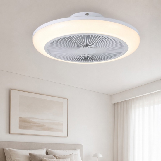 Ventilatore con plafoniera ambienti 13-20mq led cct eglo sayulita