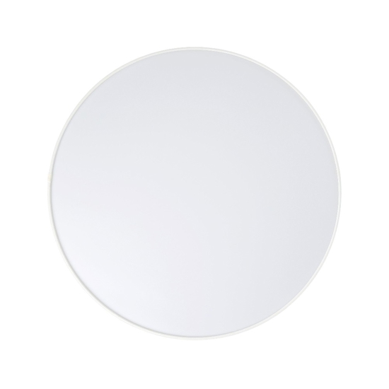 Plafoniera rotonda tessuto bianco moderna per camera da letto eglo pasteri