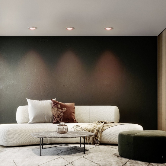 Faretto da incasso 220-240v smart led rgb 2700k a 6500k dimmerabile controllo con app bianco eglo saliceto
