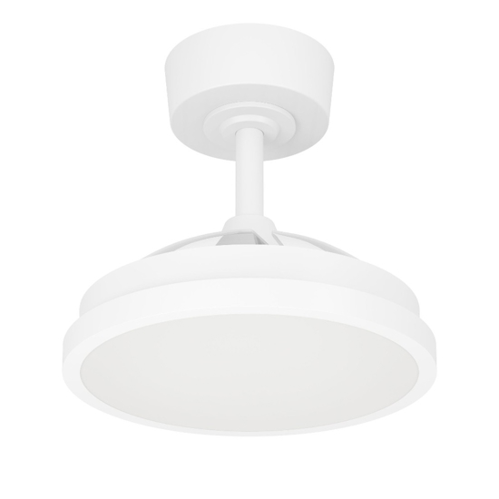 Ventilatore con plafoniera pale retraibili eglo malpica led cct stanza 13mq
