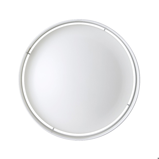 Plafoniera di cilindro in tessuto bianco 32 cm eglo pasteri