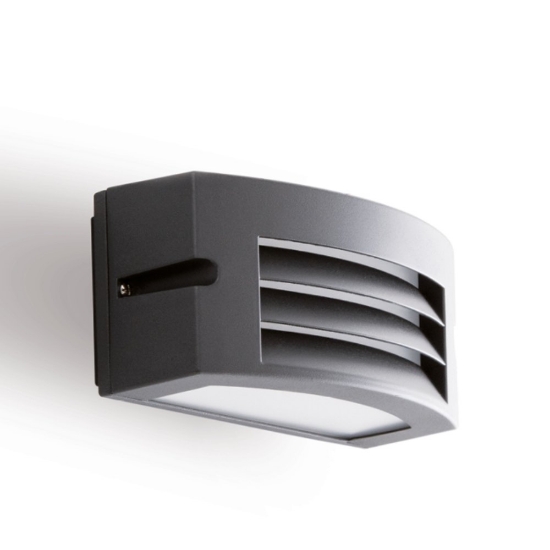 Applique grafite per esterni moderna led 3000k ip65