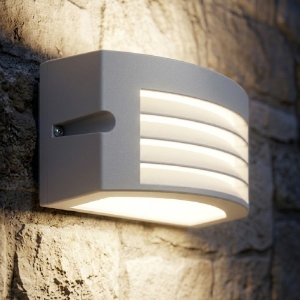 Applique per esterno balcone led 4000k grigio alluminio