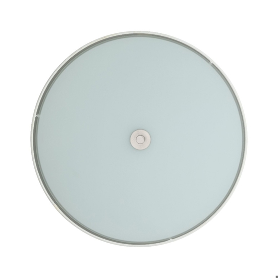 Plafoniera moderna cilindro in tessuto bianco 47 cm eglo pastera