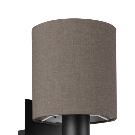 Applique per camera da letto antracite marrone luce da lettura eglo pasteri