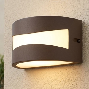 Applique da esterno balcone caffé design moderno 4000k ip65