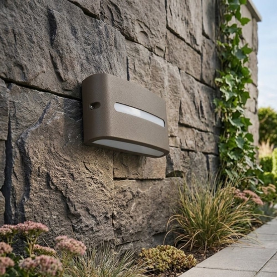 Segnapasso led da pavimento per esterno rettangolare caffe led 4000k ip65