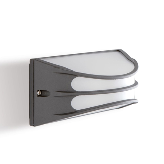 Applique per esterni moderna grafite led 3000k ip65