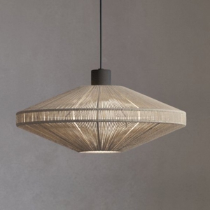 Lampada a sospensione diamante di canapa crea rustica eglo midsumer