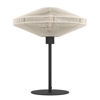Lampada da tavolo con paralume in canapa crema eglo midsumer