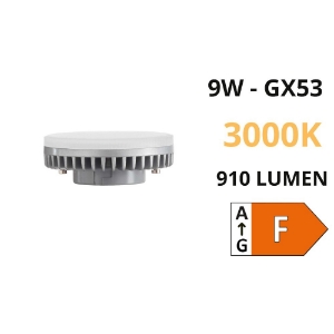 Lampadina gx53 9w led 3000k 910lm ideal lux