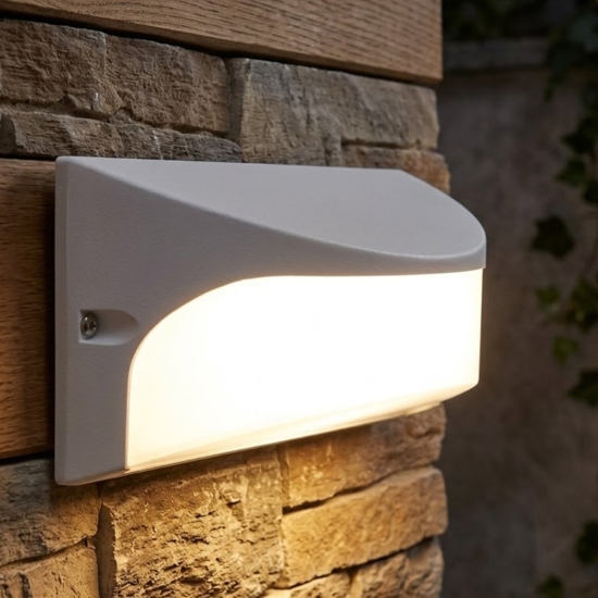Applique da balcone esterno moderna bianca led 4000k ip65