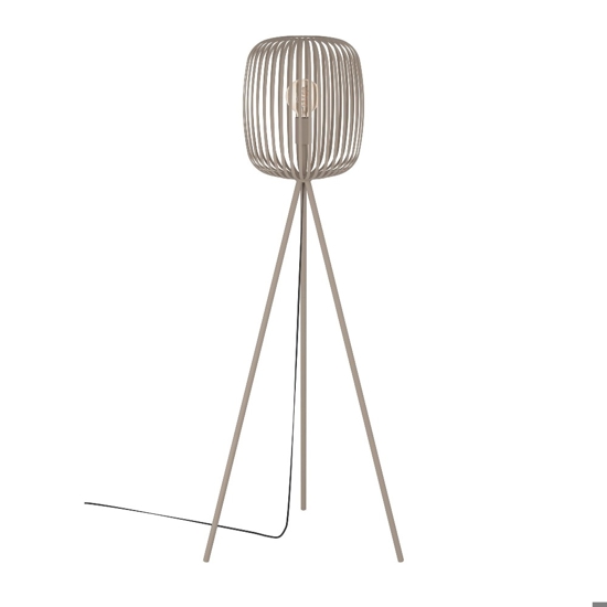 Piantana di metallo sabbia design moderno per soggiorno eglo romazzina