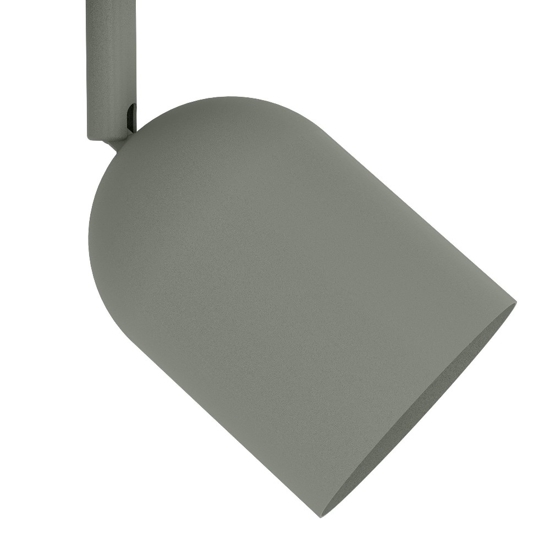 Plafoniera verde con 4 faretti orientabili moderna eglo tilston