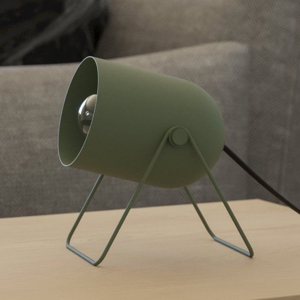Lampada da comodino verde moderna per camera da letto eglo tilston
