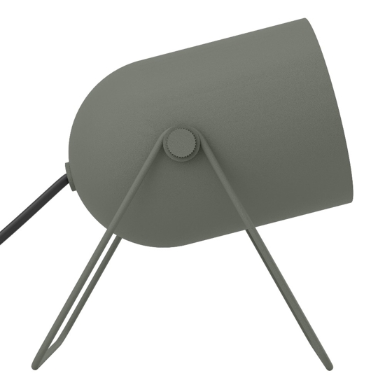 Lampada da comodino verde moderna per camera da letto eglo tilston