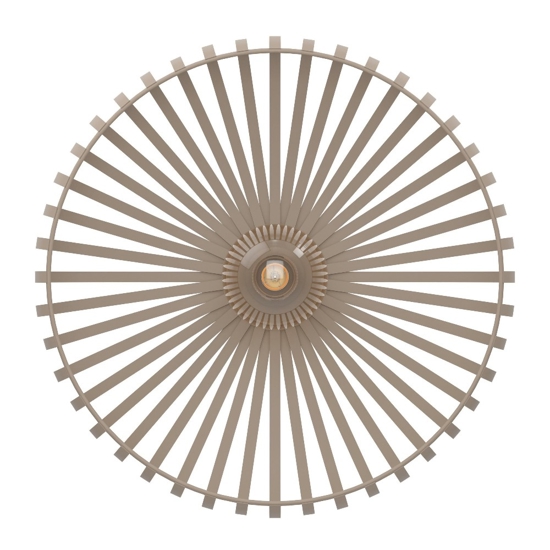 Plafoniera design moderna sabbia per soggiorno eglo mogano