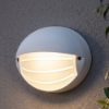 Applique per esterni bianca ovale led 7w 4000k ip65