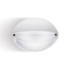 Applique per esterni bianca ovale led 7w 4000k ip65