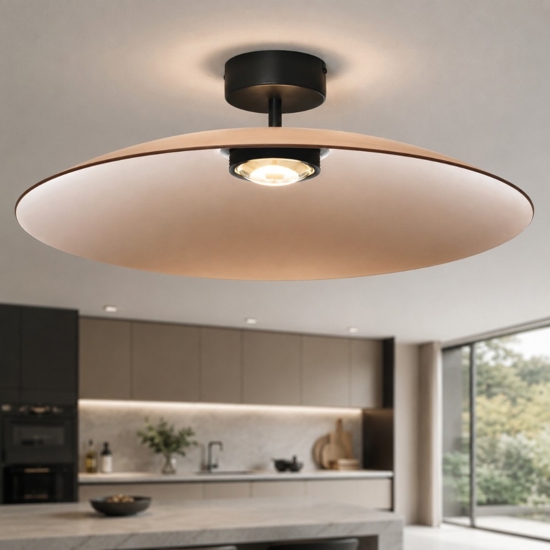 Plafoniera marrone led 3000k per cucina