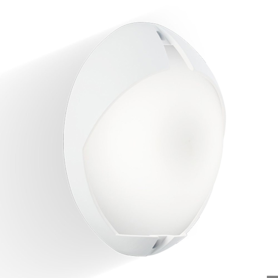 Applique da esterno bianca moderna led 7w 3000k ip65