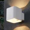 Applique da esterno bianca moderna e27 ip54