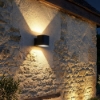 Applique nera per esterni moderna ip54
