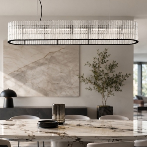 Lampadario elegante per tavolo da pranzo contemporaneo