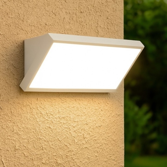 Applique bianco per esterno led cct 2700k 3300k 4000k