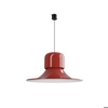 Lampadario per tavolo da pranzo stilnovo campana rosso led 31w 2700k